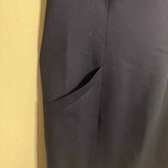 Pendleton Women's Wool Navy Sleeveless Lined Dress w/ Pockets Size 12 - Picture 5 of 6